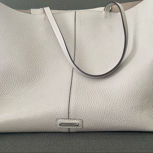 Rebecca Minkoff light gray tote bag near new condition